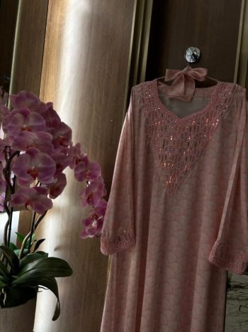 Sadaf Mukhawar Italian Silk Pink