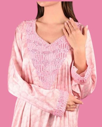 Sadaf Mukhawar Italian Silk Pink